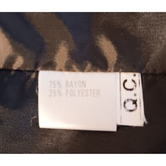 Rafael Sport Woman's Size M Charcoal Lined Rayon Blend Full Zip Jacket - Picture 3 of 5